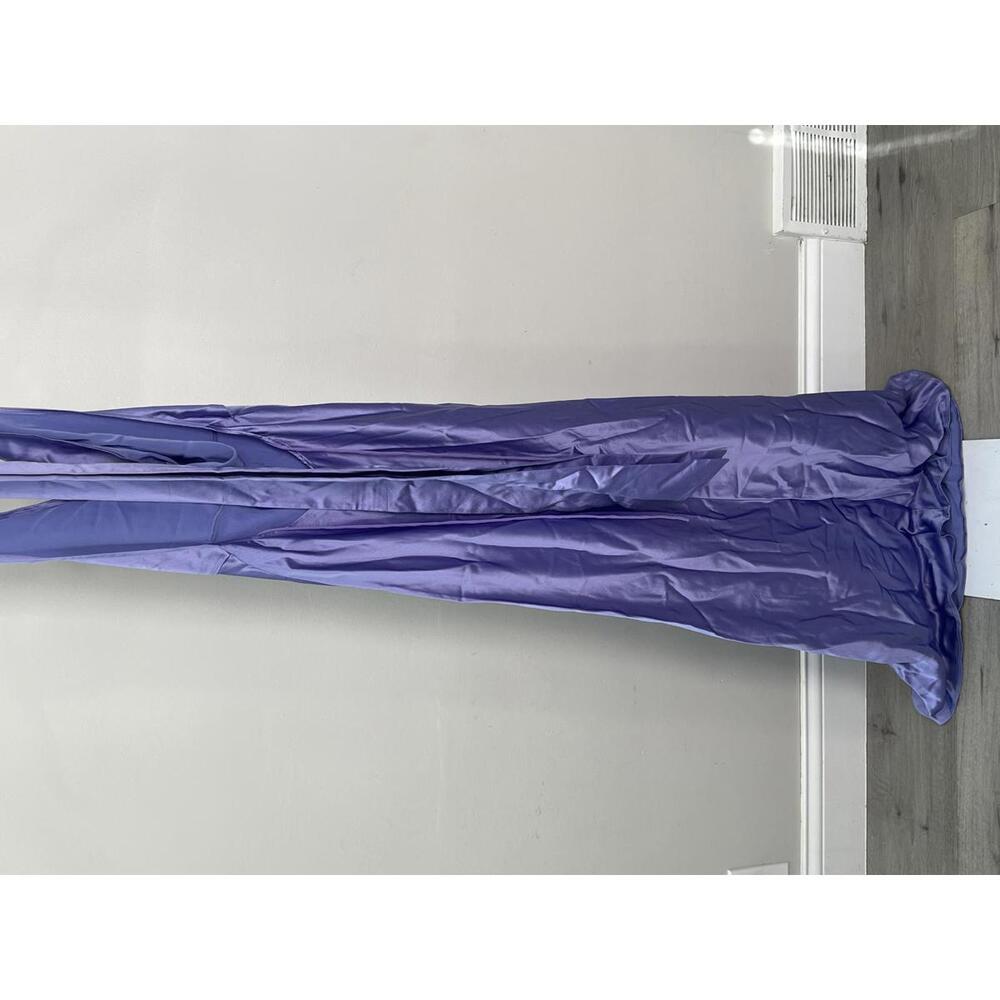 SAU LEE Pearl Gown in Periwinkle maxi halter - Picture 7 of 9